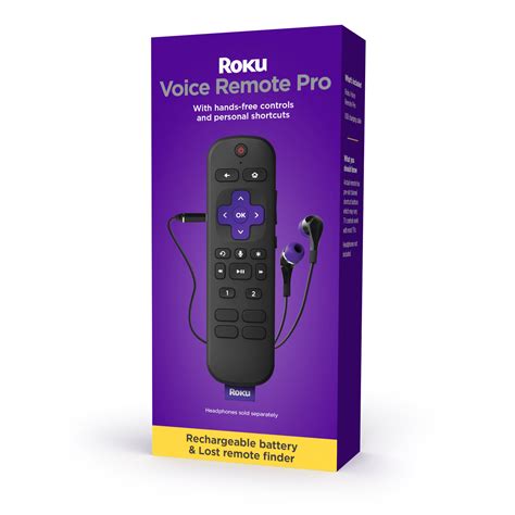 Roku Voice Remote Pro Rechargeable voice remote with & Cash Back