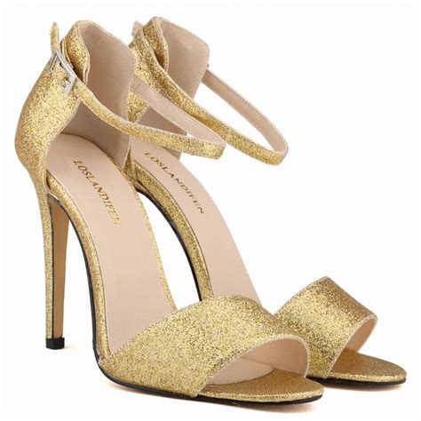 Sexy Shining Peep-Toe High Heels Women's Sandals Shoes Peep Toe High Heel, Shoe Wardrobe, Hip ...