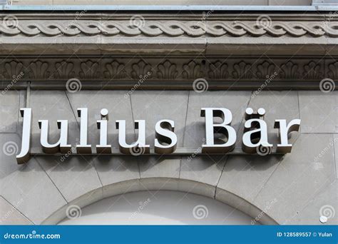 Bank Julius Baer in the Swiss Financial Center. Editorial Photography ...