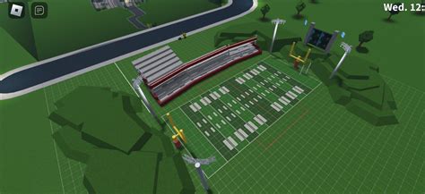 Work in progress HS football stadium : r/Bloxburg