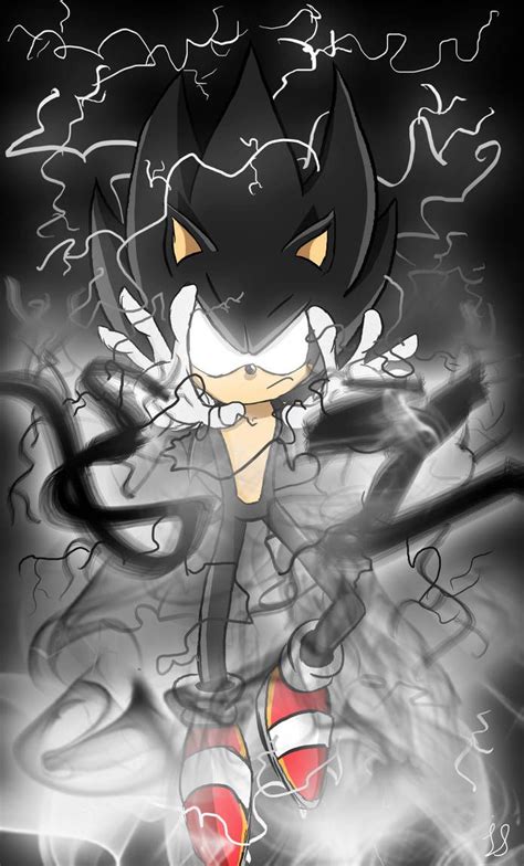 Dark Sonic - Drawing by SonicTheHedgehogBG on DeviantArt | Sonic fan ...