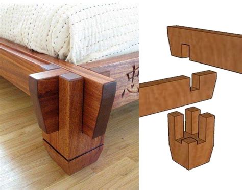 Japanese bed joinery | Japanese bed frame, Floating bed frame, Diy bed ...