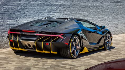 Lamborghini Centenario Roadster Rear Wallpaper - HD Car Wallpapers #7961