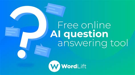 AI Question Answering [FREE APP] - AI-Powered SEO • WordLift