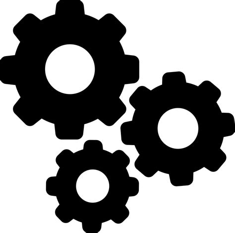 Gears Png File Settings Logo Png - Clip Art Library