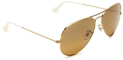 Gold Frame and Brown Lens Aviator Sunglasses 1109 - Private Island Party