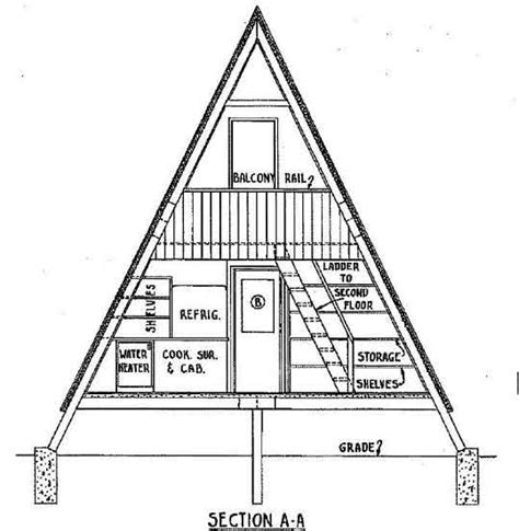 20+ Free A Frame Cabin Plans Pdf