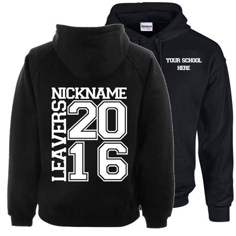 School Leavers Top Hoodie Hoody School University College Design 5 | Hoodies, Hoodies design ...