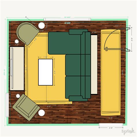 Great room layouts and floor plan ideas.