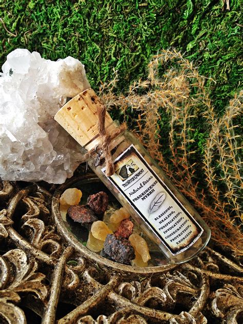 FRANKINCENSE MYRRH Incense Resin Witches Cabinet Herbal | Etsy