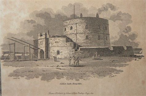 Calshot Castle, Hampshire. 1805 | Castle, Antique prints, Abandoned buildings