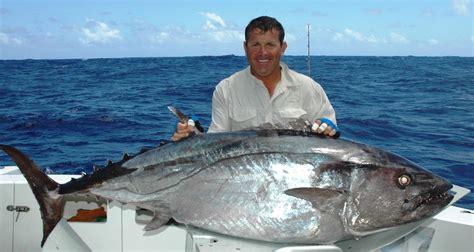 104.5kg dogtooth tuna world record all tackle on jigging - 25 10 2007 - Rod Fishing club