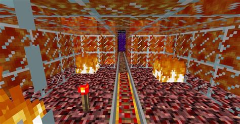 Roller Coaster In Hell !!!!! Minecraft Map