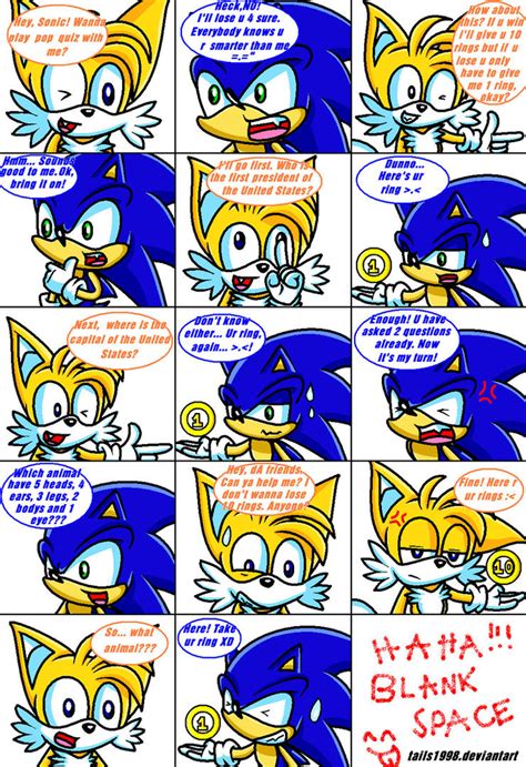 Sonic vs Tails by Tails1998 on DeviantArt