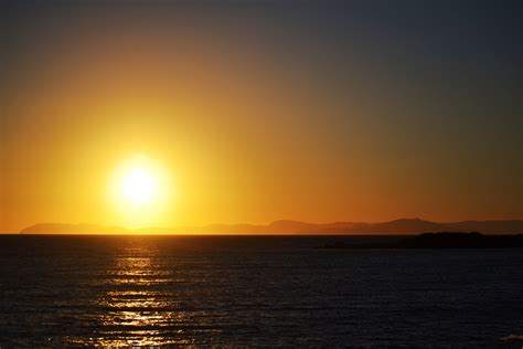 Greece Sunset Seascape Free Stock Photo - Public Domain Pictures