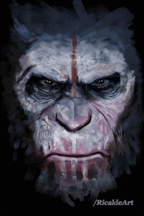 ArtStation - dawn of the planet of the apes fan art, Angel Ricalde