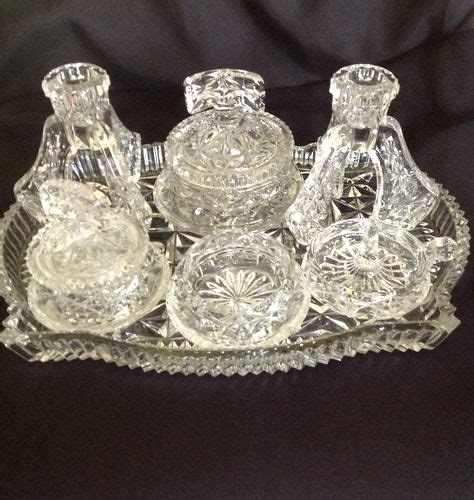 My Vintage glass dressing table set | I bought this off Ebay… | Flickr