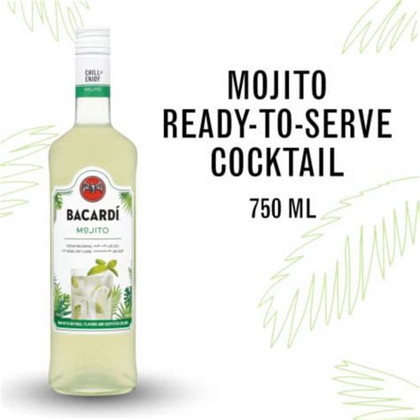 Bacardi Mojito Premium Rum Cocktail, 750 mL - Kroger