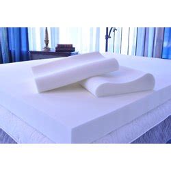 Serta 4-inch Memory Foam Mattress Topper with Contour Pillows - Queen ...