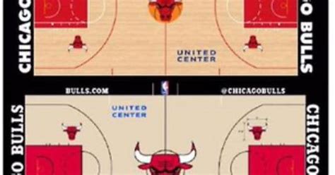 The Chicago Bulls new court design is here : r/nba