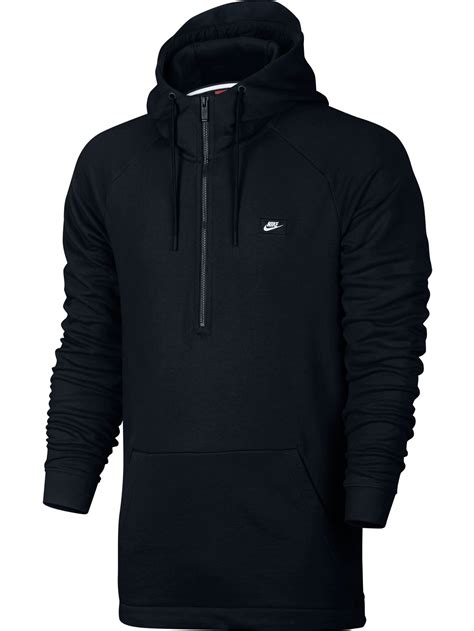 Nike - Nike Modern Half Zip Longsleeve Men's Hoodie Black 805132-010 - Walmart.com - Walmart.com