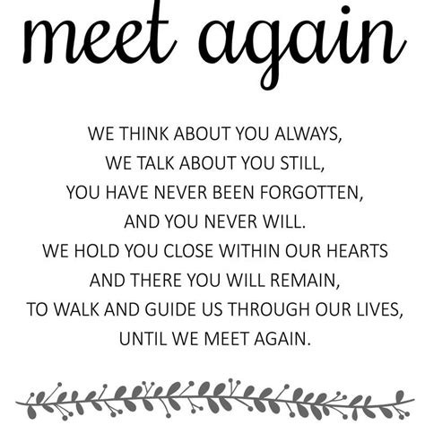 Until We Meet Again Memorial Poem Printable Wedding | Etsy Mom In Heaven Quotes, Grandma Quotes ...