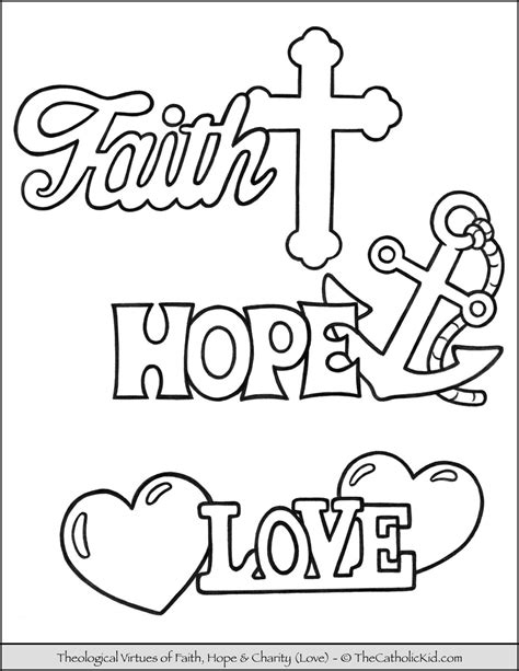 Love Coloring Pages, Coloring Sheets, Coloring Pages For Kids, Catholic ...