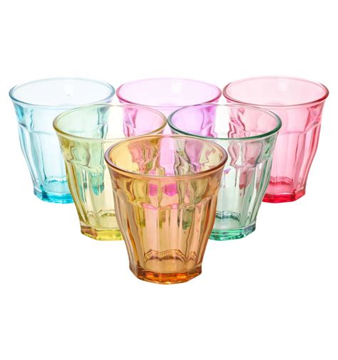 6pc set Colored Drinking Glasses 9oz [140500] - Easygift Products