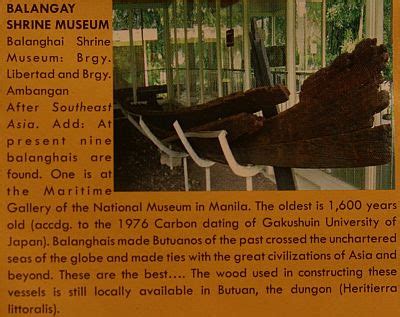 Backpacking Philippines: Butuan Regional Museum and Balangay Shrine