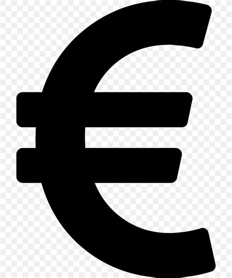 Euro Sign Currency Symbol, PNG, 706x981px, Euro Sign, Black, Black And ...