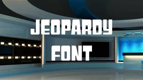 Jeopardy Font Free Download