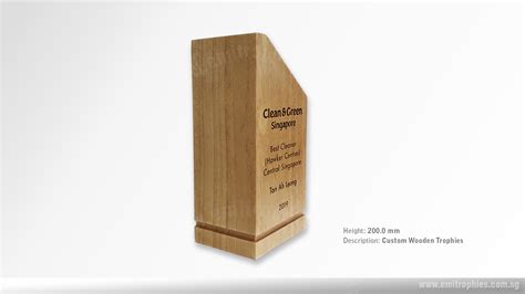 Customise Wooden Trophy