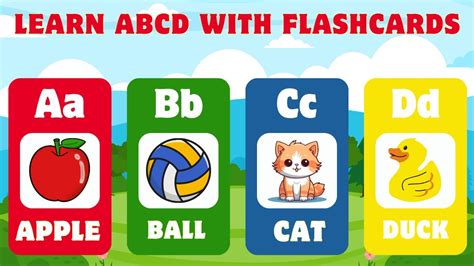 ABC song with Flashcards | ABC Flashcards for Toddlers| Babies First ...