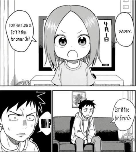 Nishikata *sweats intensely* Manga : Karakai Jouzu no (Moto) Takagi-san ...