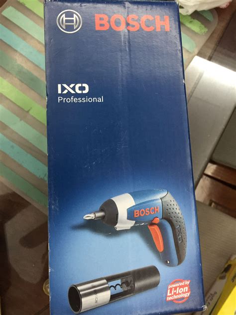 Bosch IXO Professional III Electrical Screw Driver, Furniture & Home Living, Home Improvement ...