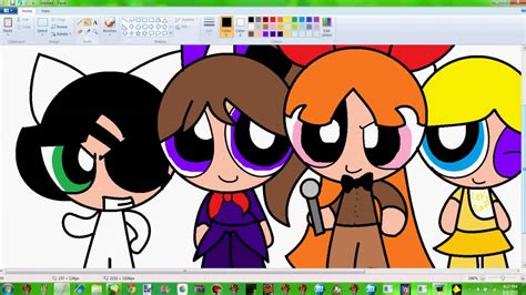 Five nights at Powerpuff girls speedpaint - YouTube