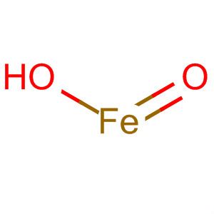 Iron oxide, hydrate Unspecified Molecular Structure Molecular Formula