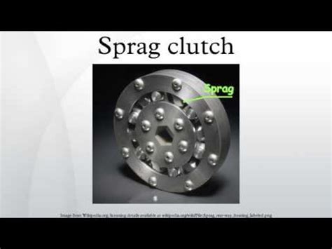 Sprag clutch - YouTube