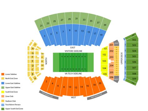 Lane Stadium Seating Chart | Cheap Tickets ASAP