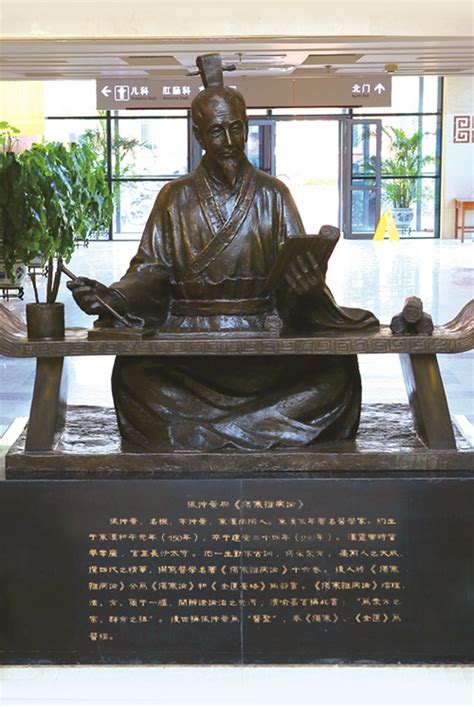 Bronze Statue of Zhang Zhongjing About Xiyuan Hospital -中国中医科学院西苑医院