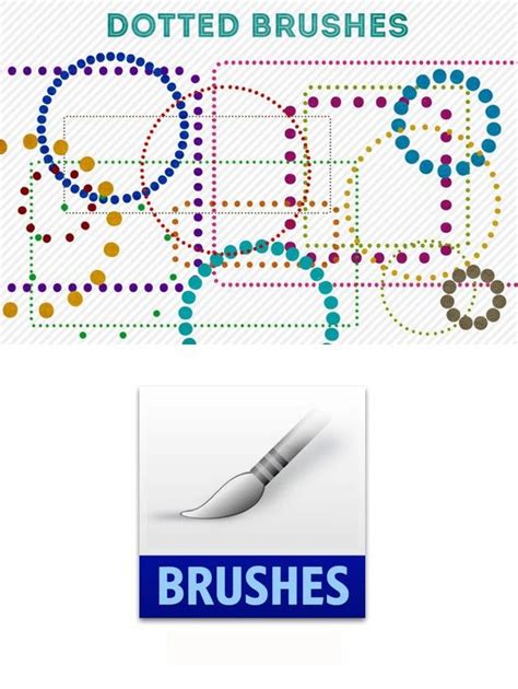 Dotted Brushes | Photoshop brushes, Brush, Dots