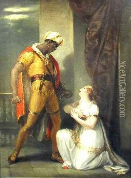 Othello And Desdemona Oil Painting, William Hamilton Oil Paintings - NiceArtGallery.com | Oil ...