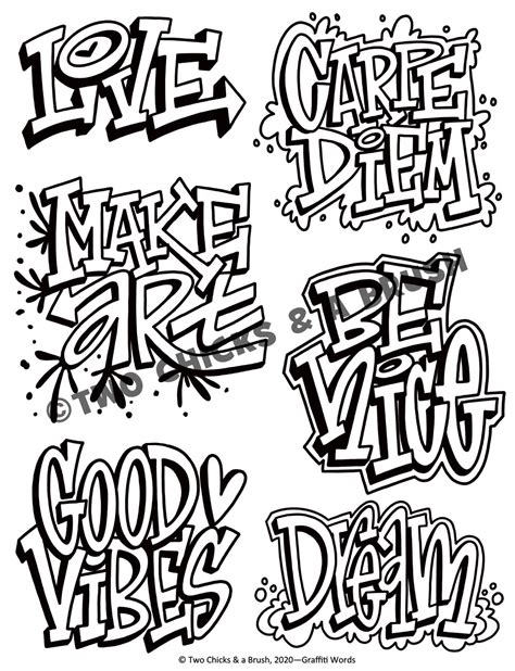 Graffiti Words Art