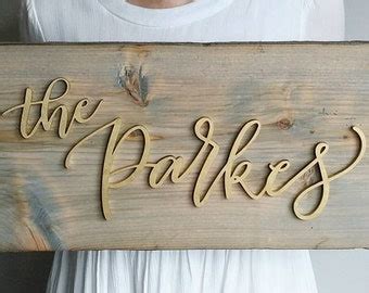 Wood plank sign | Etsy