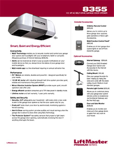 LiftMaster Premium Series Model 8355 | Saugus Overhead Door