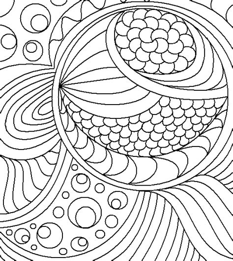 Simple Design Coloring Pages