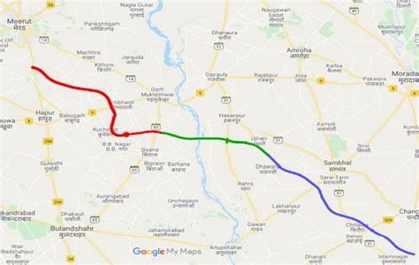 Ganga Expressway Route Map