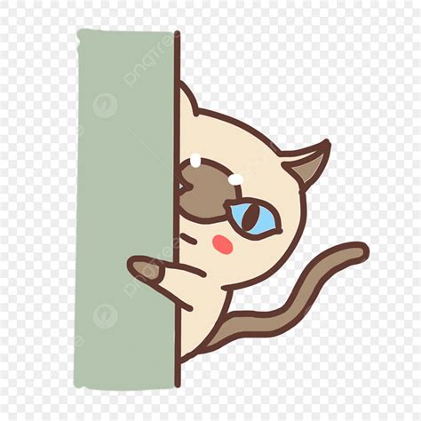 Peeking Cat PNG, Vector, PSD, and Clipart With Transparent Background ...