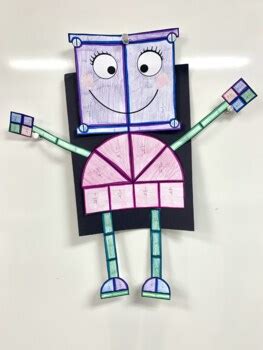 Fraction Robot Craft by ShannonsScraps | TPT