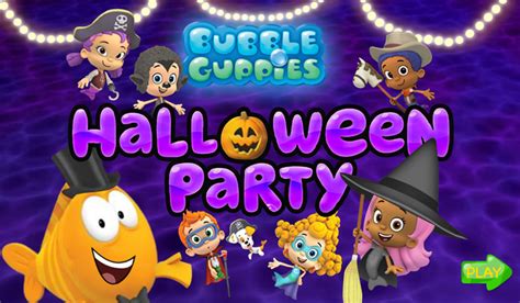 🕹️ Play Nick Bubble Guppies Halloween Party Game: Free Online Nickelodeon Bubble Guppies ...